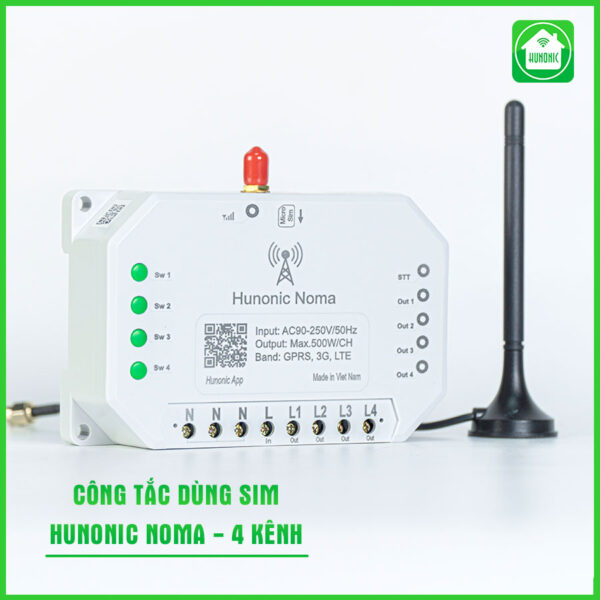 Công tắc điều khiển từ xa bằng Sim
