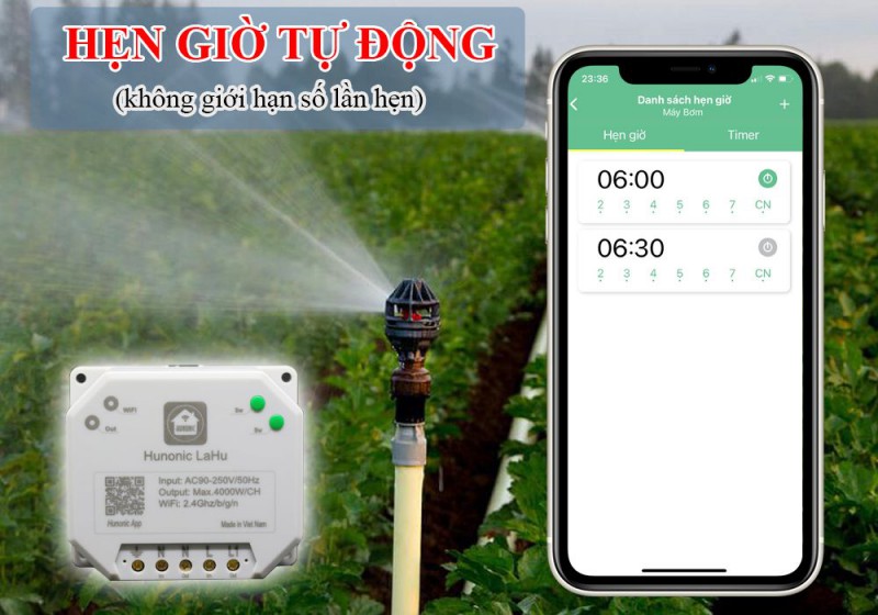 Công tắc điều khiển từ xa thời gian thực