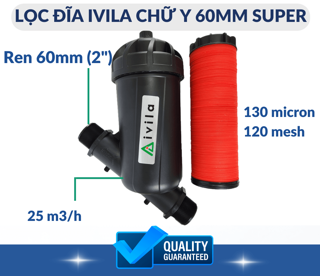 Cách lắp bộ lọc đĩa cho hệ thống tưới vườn