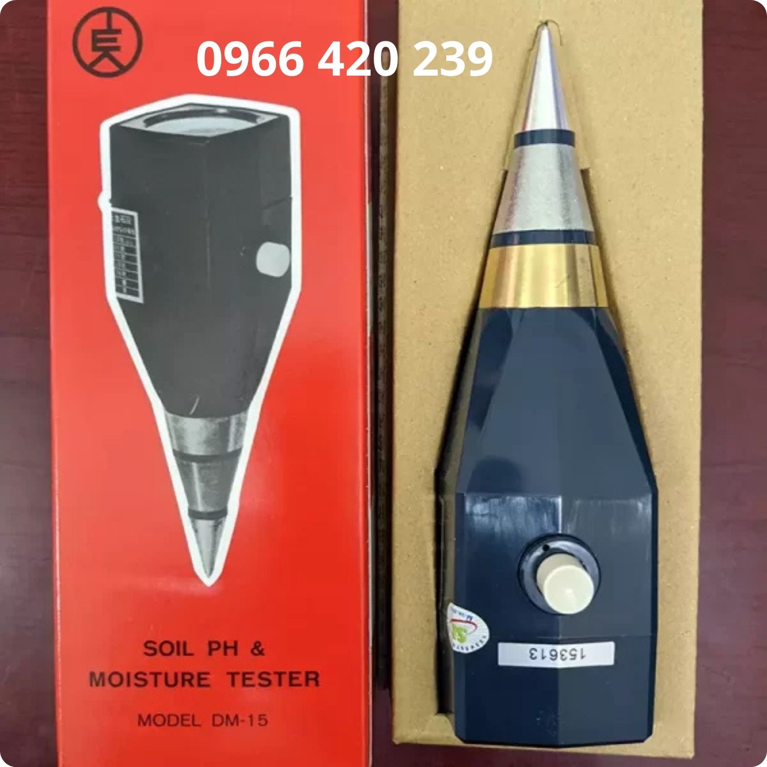 Máy đo pH và độ ẩm đất Takemura DM-15 chính hãng