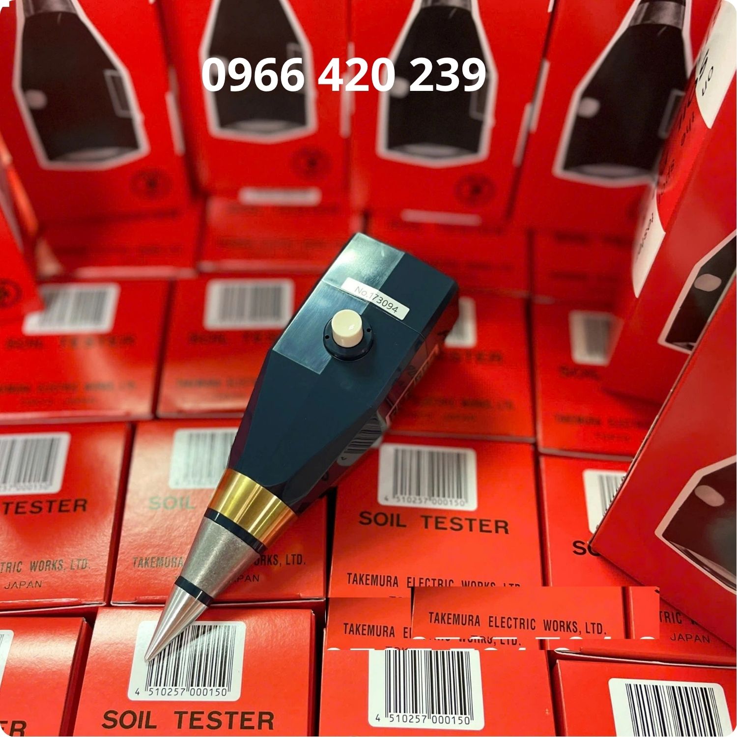 Máy đo pH và độ ẩm đất Takemura DM-15 chính hãng