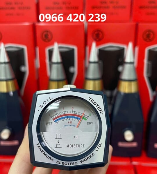 Máy đo pH và độ ẩm đất Takemura DM-15 chính hãng (8)